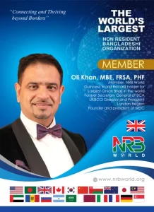 Oli Khan MBE FRSA PHF