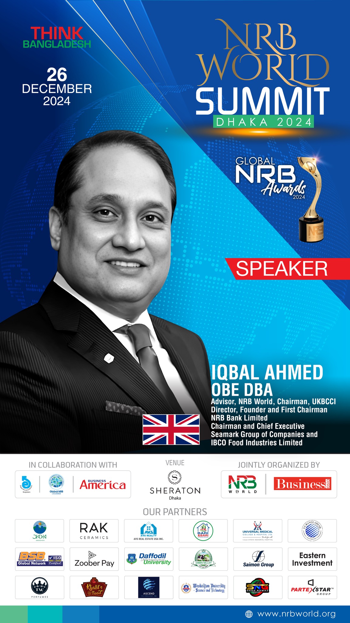 IQBAL AHMED OBE DBA