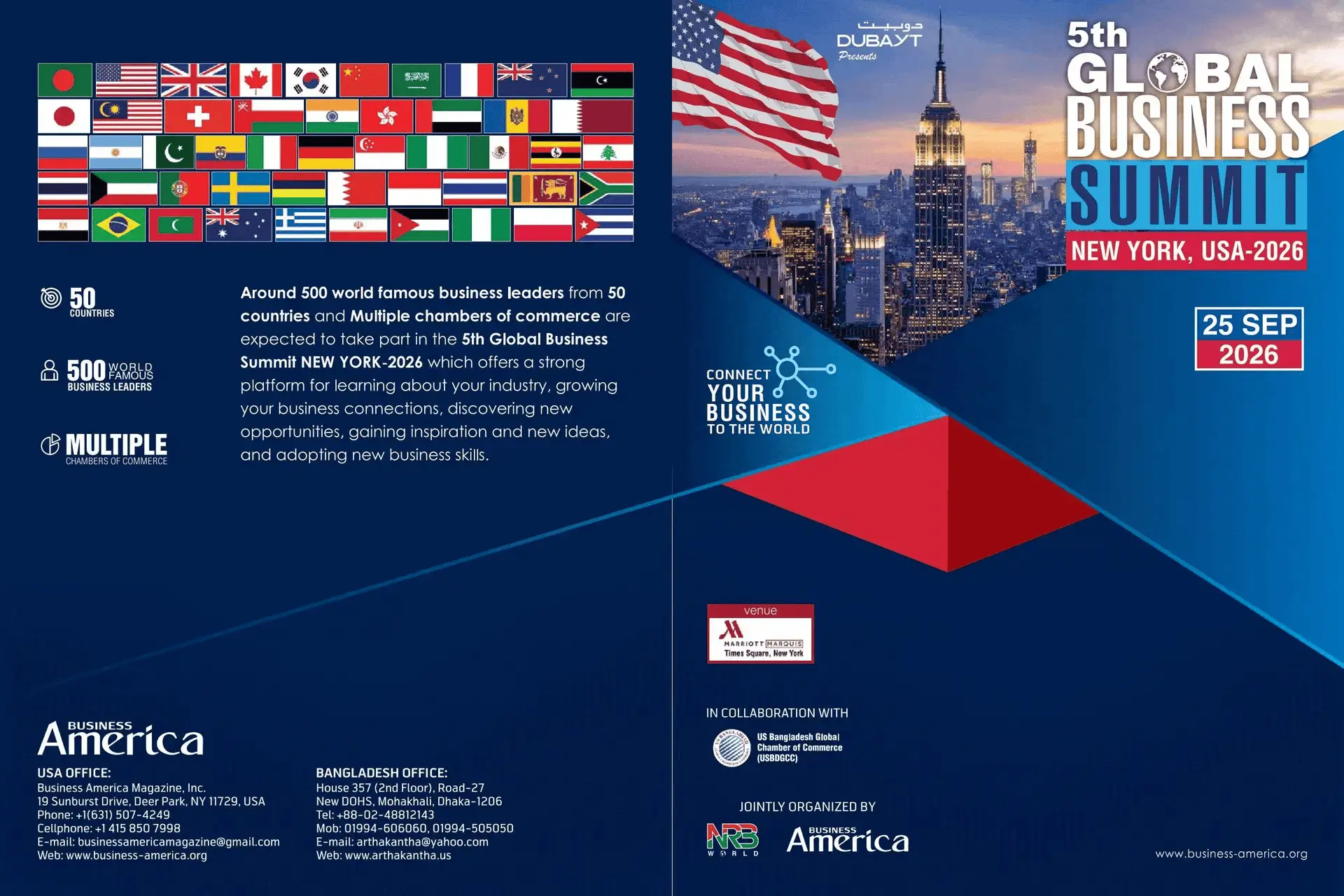 5th Global Business Summit New York USA 2026